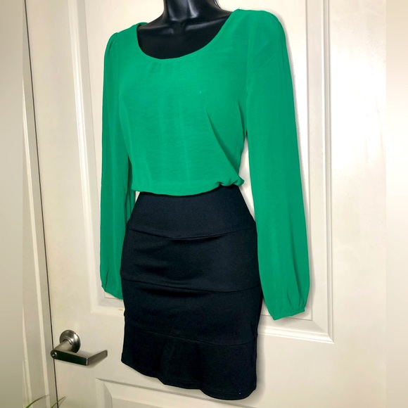 Lucky Green Boss Lady Dress - Picture 8 of 8